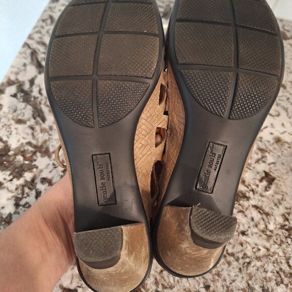 GENTLE SOULS  Leather SANDALS size 7M - Picture 11 of 14